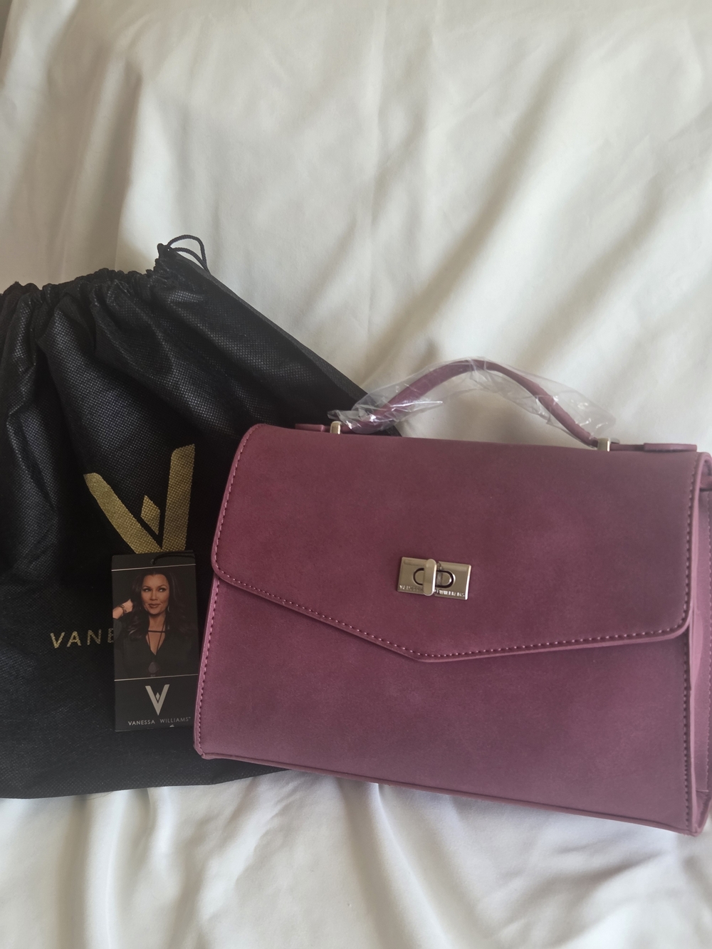VANESSA WILLIAMS  Merlot Color Crossbody Purse - NEW 🌟🔥
